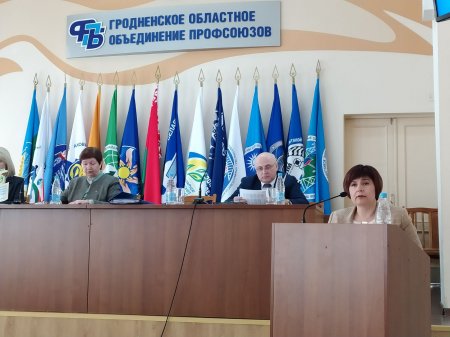 Пленум Гродненского областного комитета Белорусского профессионального союза работников образования и науки 
