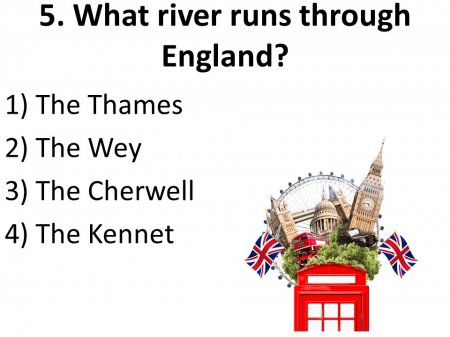 What do you know about England