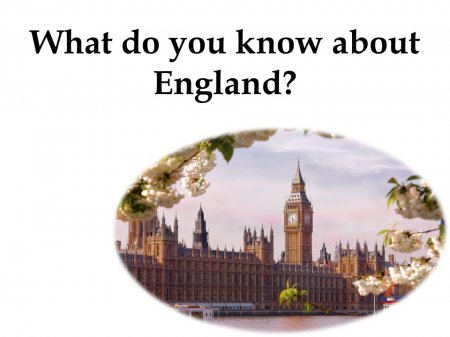 What do you know about England