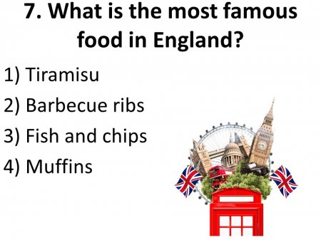 What do you know about England