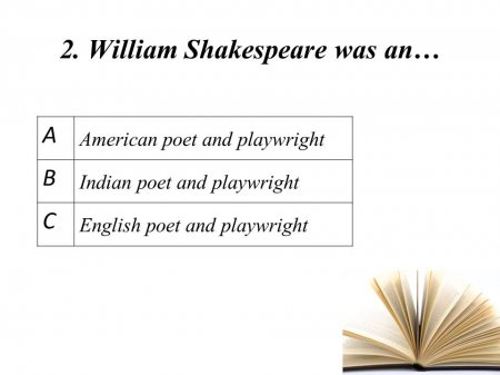 Shakespeare quiz