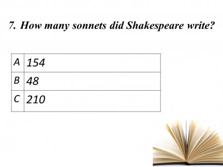 Shakespeare quiz
