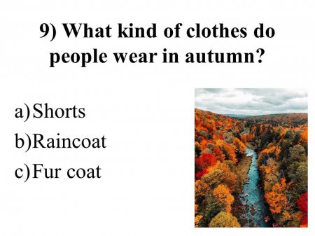 Autumn quiz