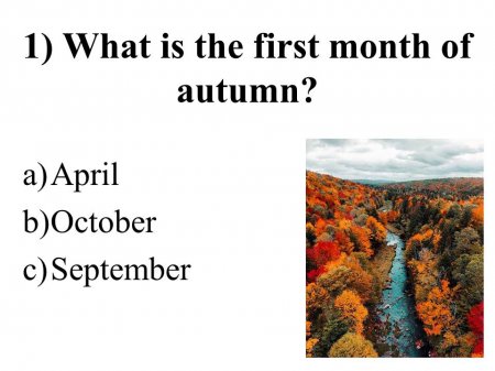 Autumn quiz